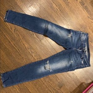 Joe’s distressed skinny jeans!